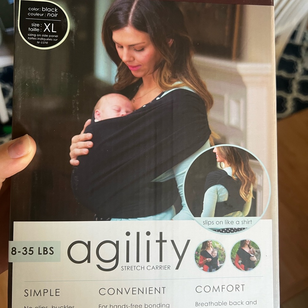 JJ Cole Agility Stretch Carrier - Black
